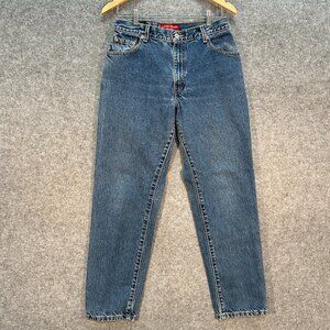 Vintage Levis 550 Jeans Womens 12 Mis M Relaxed Fit Tapered Leg Blue Medium Wash